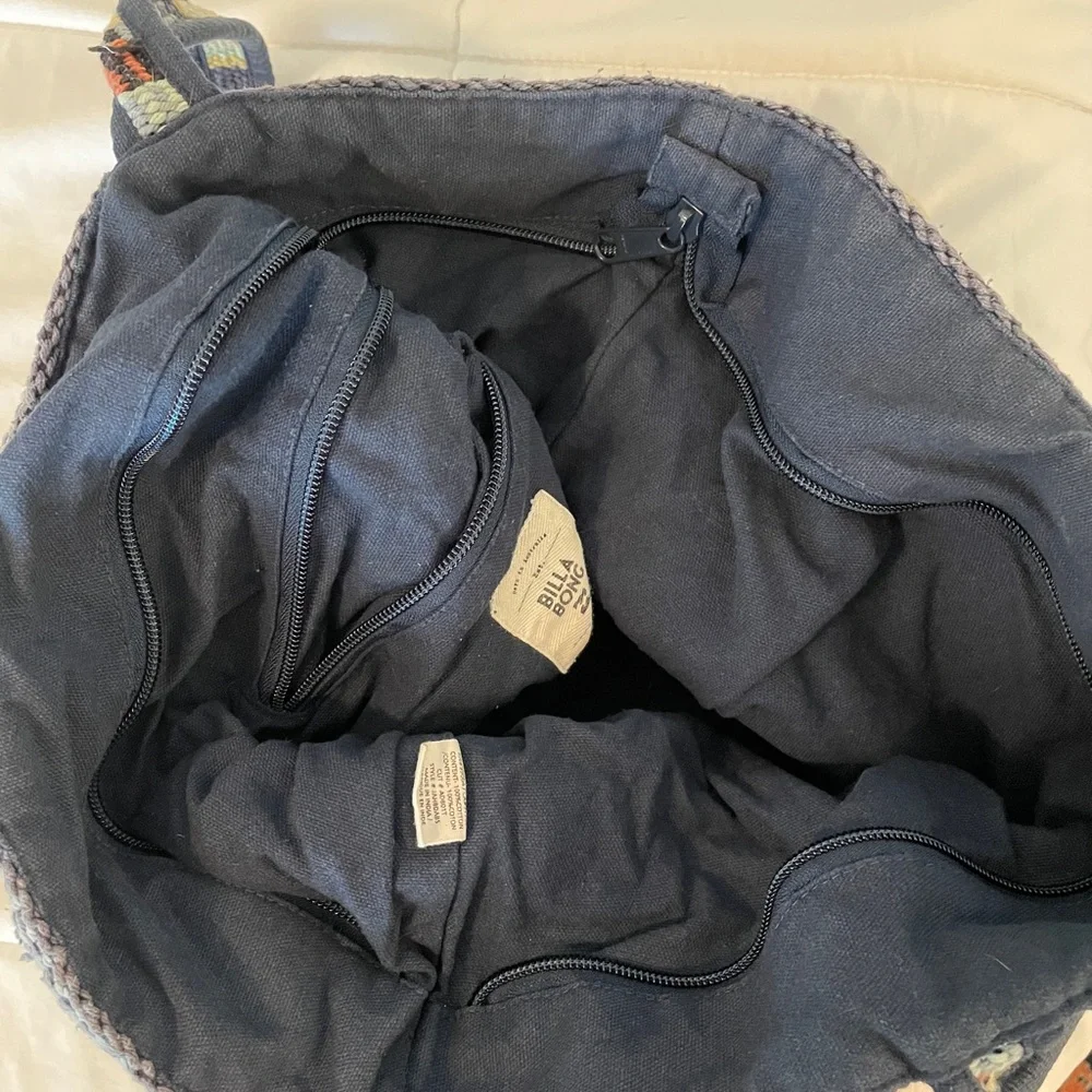 Billabong Striped Multicolor Tote Bag - Picture 4 of 4